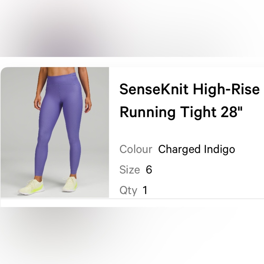 Lulu 💜 SenseKnit HR runningng tights 28”